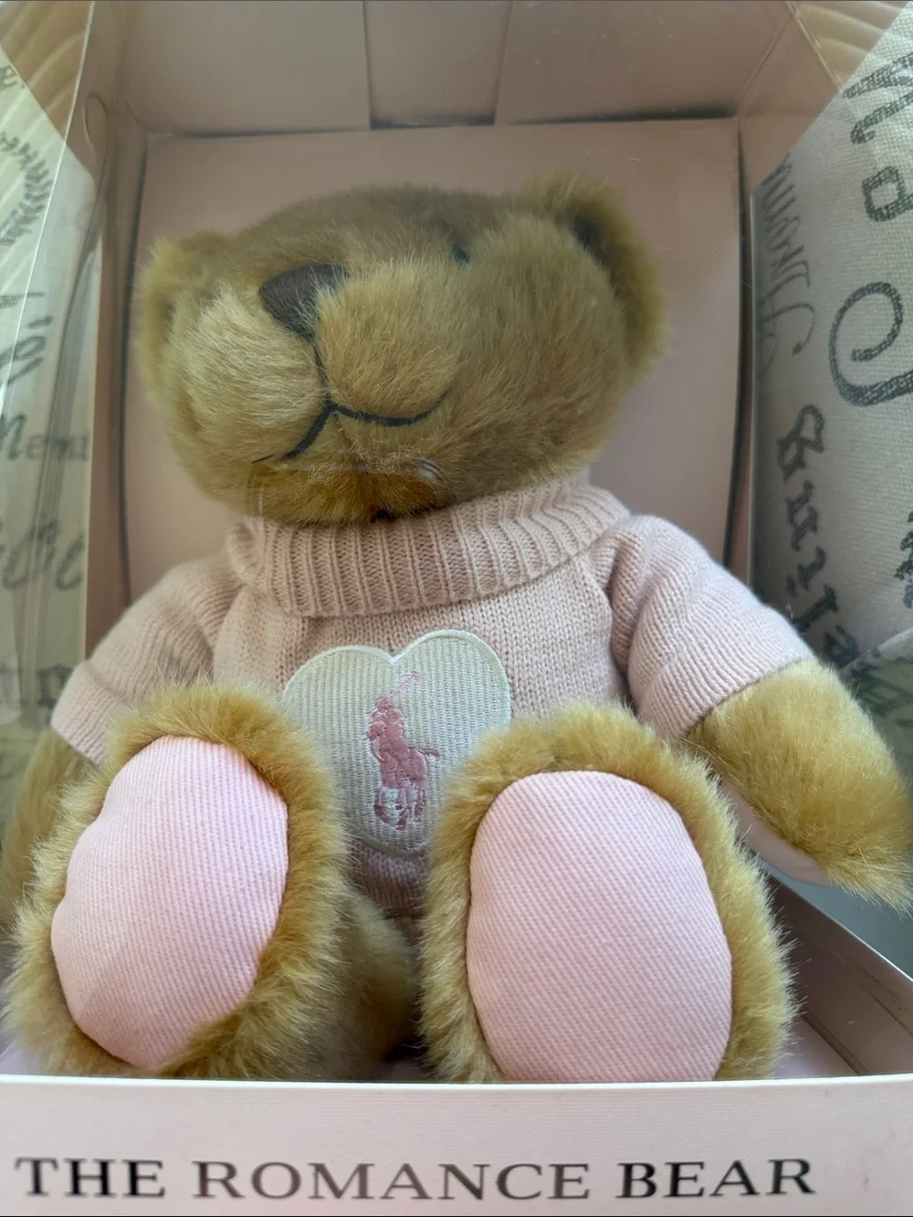 Ralph Lauren 2021 Romance Teddy Bear with Pink Sweater